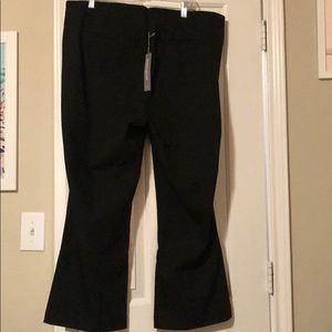 Loft- Never worn, with tags. Crop black pants.